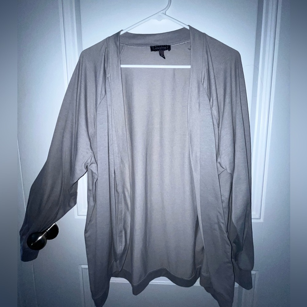Gray Luxology Women’s Cardigan